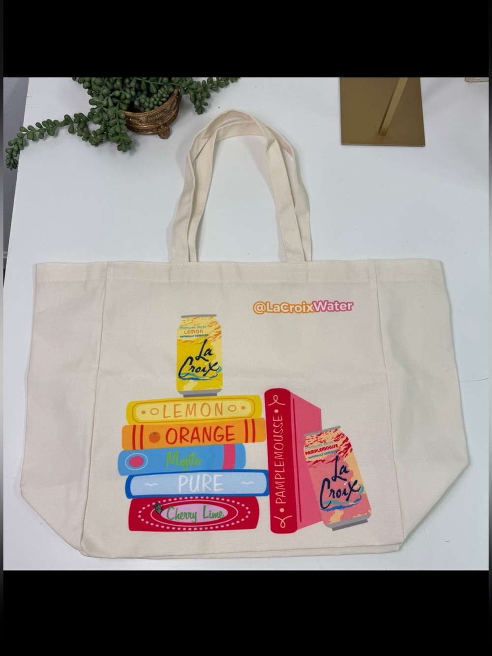NYC Bookcon 2026 exclusive La Croix book tote bag